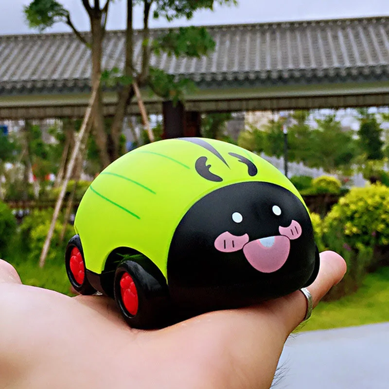 Горячая мультфильм насекомых вытягивать назад автомобиль игрушка инерции