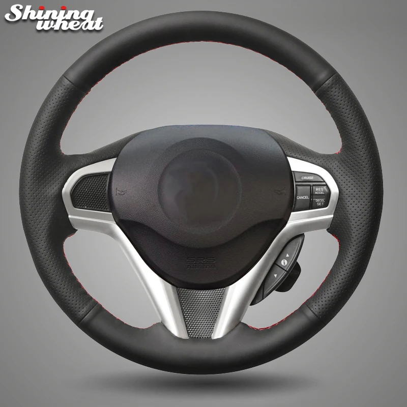 

Hand-stitched Black Artificial leather Steering Wheel Cover for Honda CR-Z CRZ 2010-2016