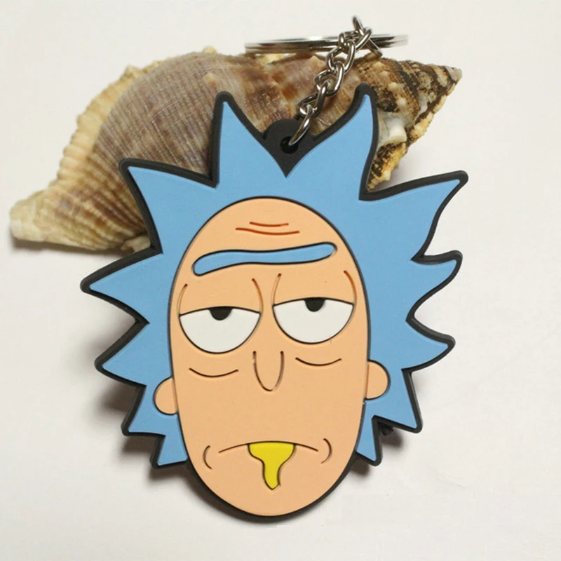 Брелок Рик и м милый брелок для ключей аниме мультфильм дети подарок Porte Clef |