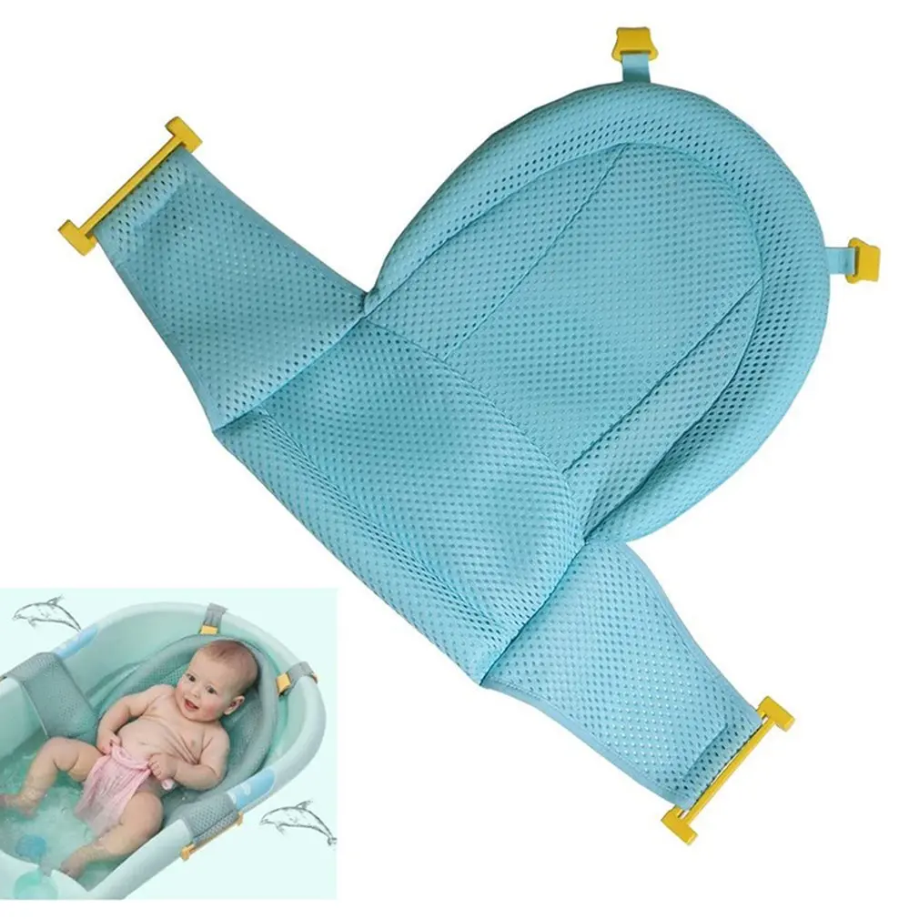 

Двухслойный сетчатый гамак, подвесная рама для душа, T-net, Коврик для ванны, регулируемая Нескользящая сетка для новорожденных