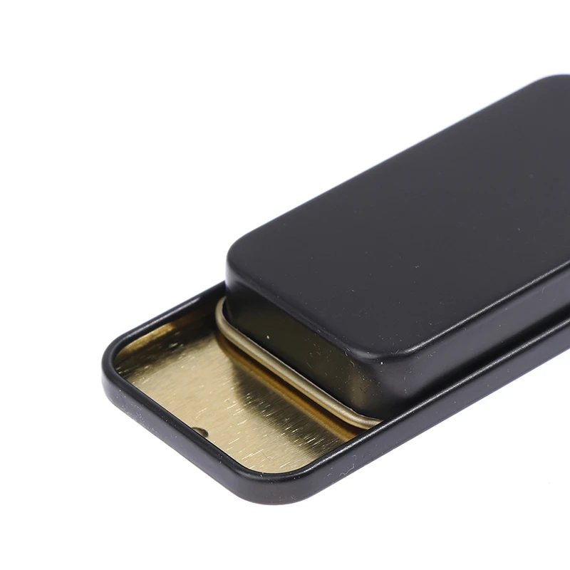 2 шт. жестяная миниатюрная металлическая коробка слайд кейс для хранения