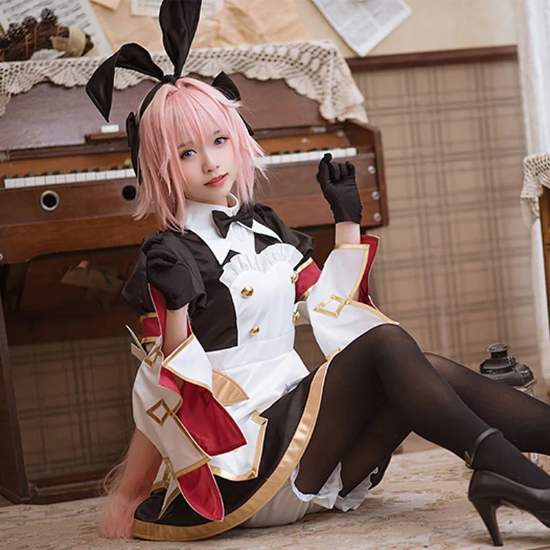 

Игра FGO Fate Grand Order Astolfo Saber Косплей Униформа горничной девушки милый костюм платье для женщин