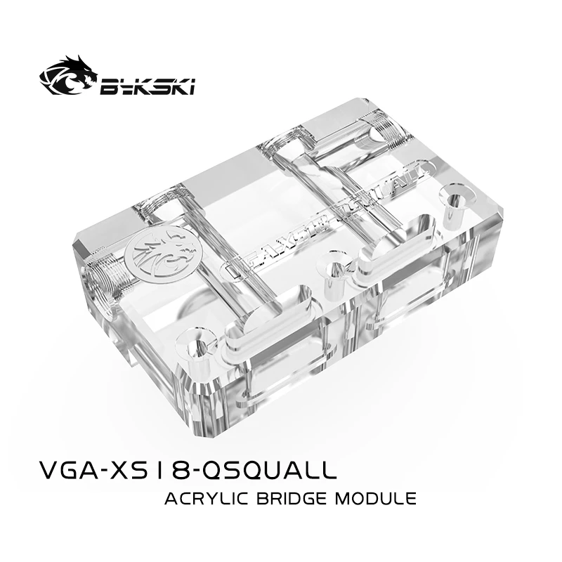 Мостовой модуль BYKSKI G1/4 &quotдля мультиграфической карты/Акриловые разъемы