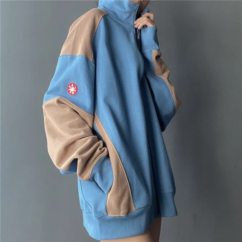 

Patchwork CAVEMPT C.E 20AW PANELED LIGHT ZIP SWEAT HOODY Women Men 1:1 High Quality Hoodie CAV EMPT Pullover