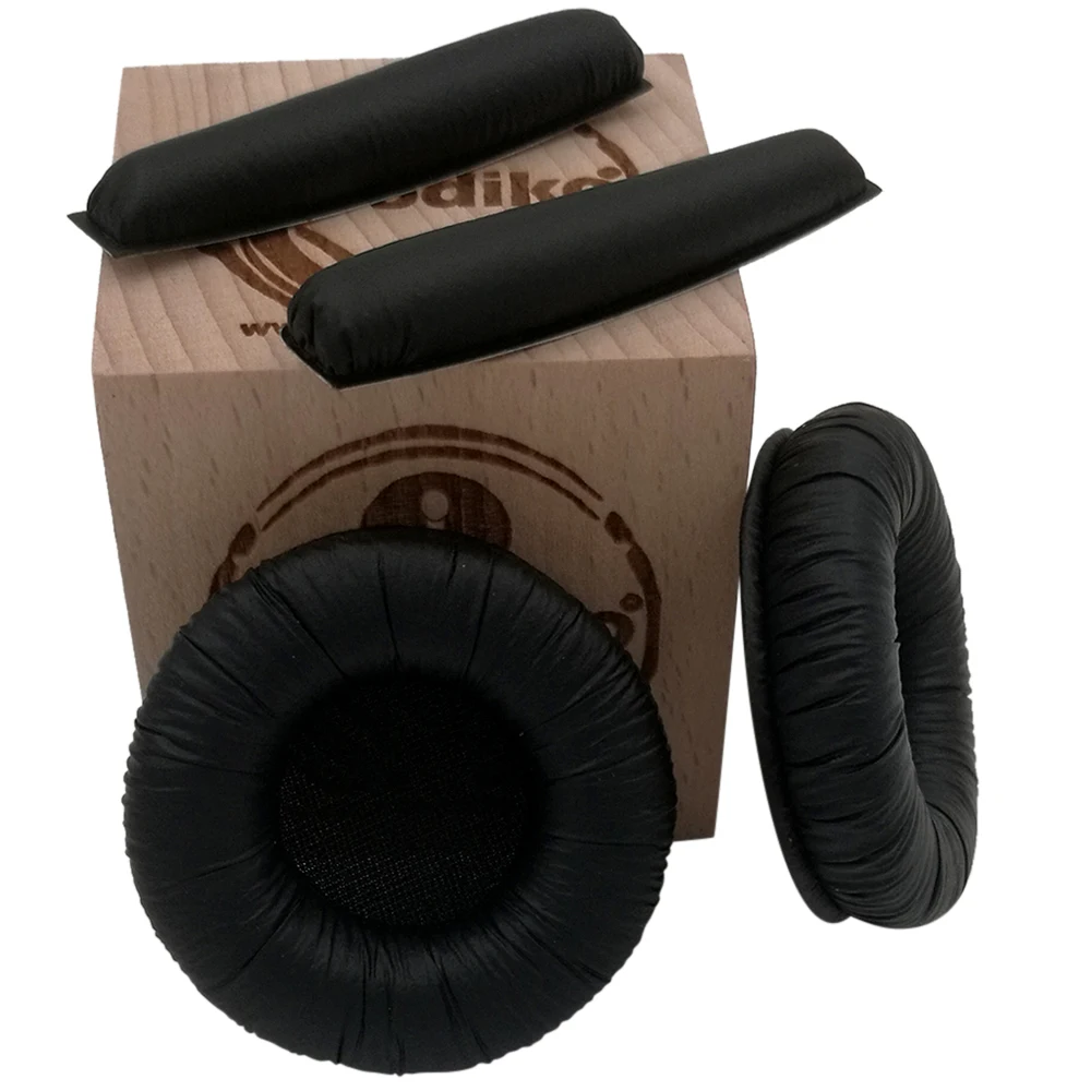 Misodiko сменная повязка на голову и амбушюры Набор подушек-для Sennheiser PX200/PX100/PX80/PMX100/PMX200/PXC300/PPXC250-II - Цвет: Черный