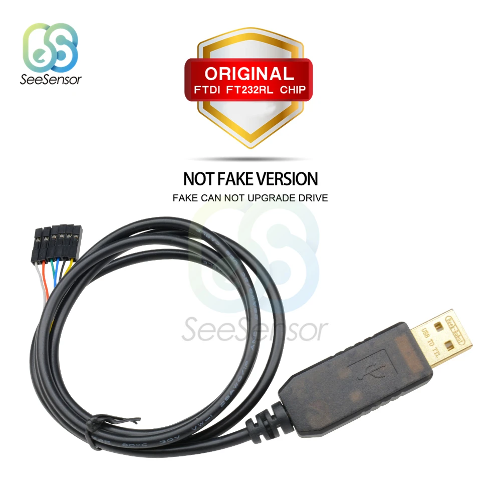 6Pin FTDI FT232RL FT232 USB к TTL UART серийный кабель-адаптер для загружаемого кабеля Arduino