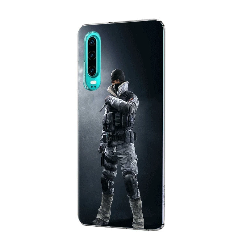 Mobile Phone Case For P Smart Z Plus P30 P20 P10 P9 P8 Lite Pro Hard Cover Rainbow Six Siege Operation Black Ice Shell | Мобильные