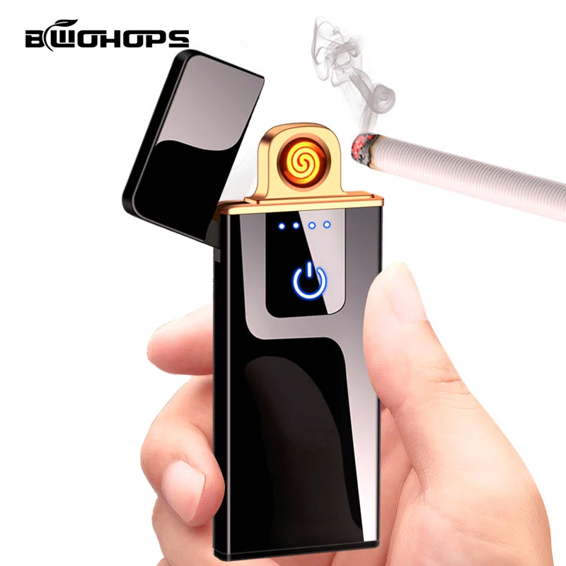 

Cigarette Lighter Fashion Gadget Wind-proof Induction AI USB Elctronic Ligther Smoking Zapalniczka Cigarettes Tabac Accessories