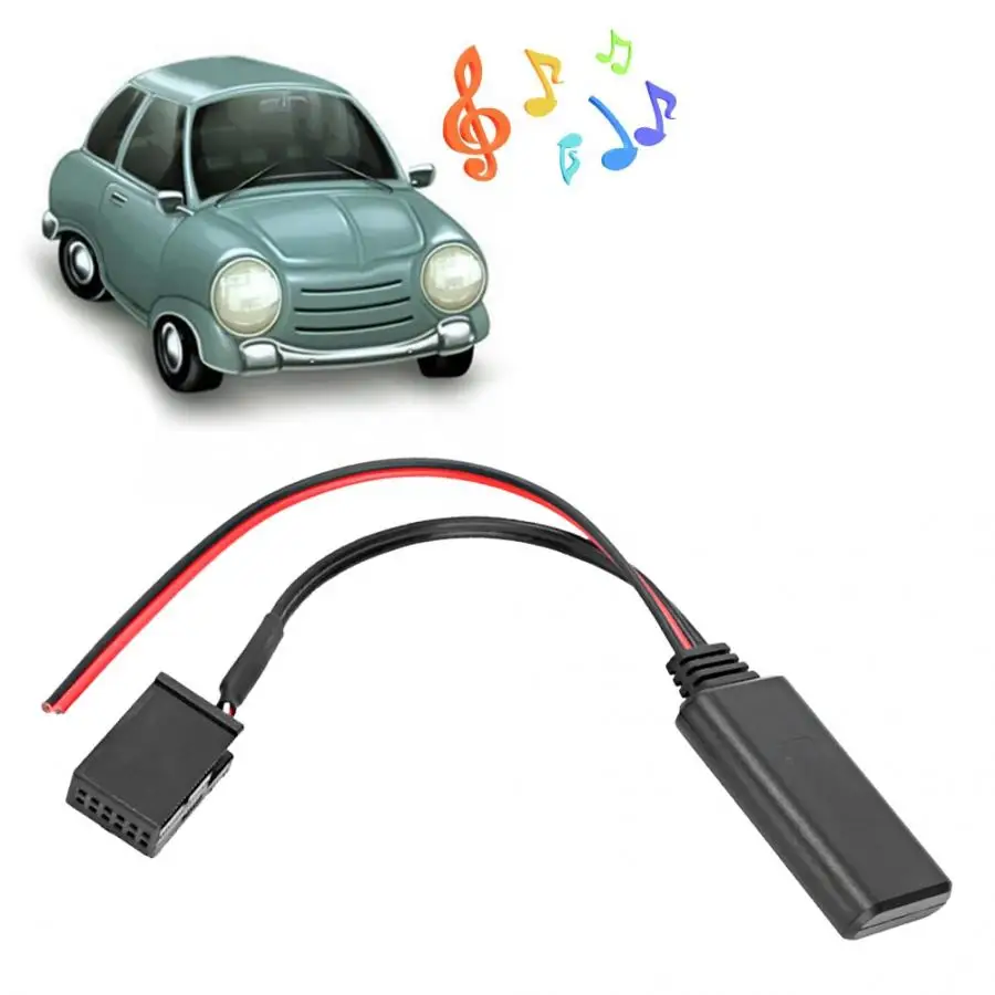 Car Bluetooth Wireless Line Receiving Audio Radio Wire Cable Adapter Fit for Ford Fiesta Mondeo MK3 Focus Mk2 Transit Fusion