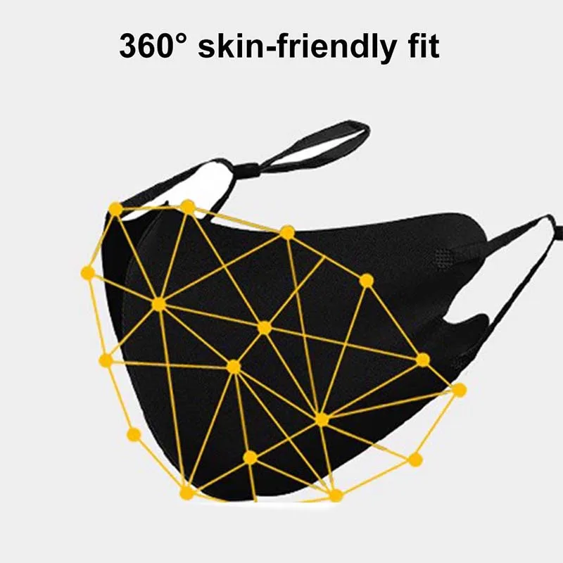

Adjustable Bicycle Face Mask PM2.5 Reusable Dust-proof mouth Masks Outdoor Sports Cycling Equipment Adults Child