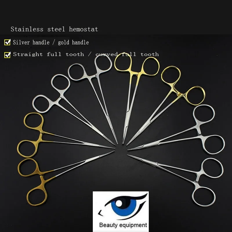 Медицинские гемостаты из нержавеющей стали хирургические инструменты прямой