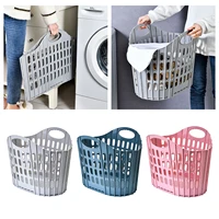 collapsible laundry basket pp laundry hamper durable storage bin for dirty clothes towels bedroom easy carry waterproof