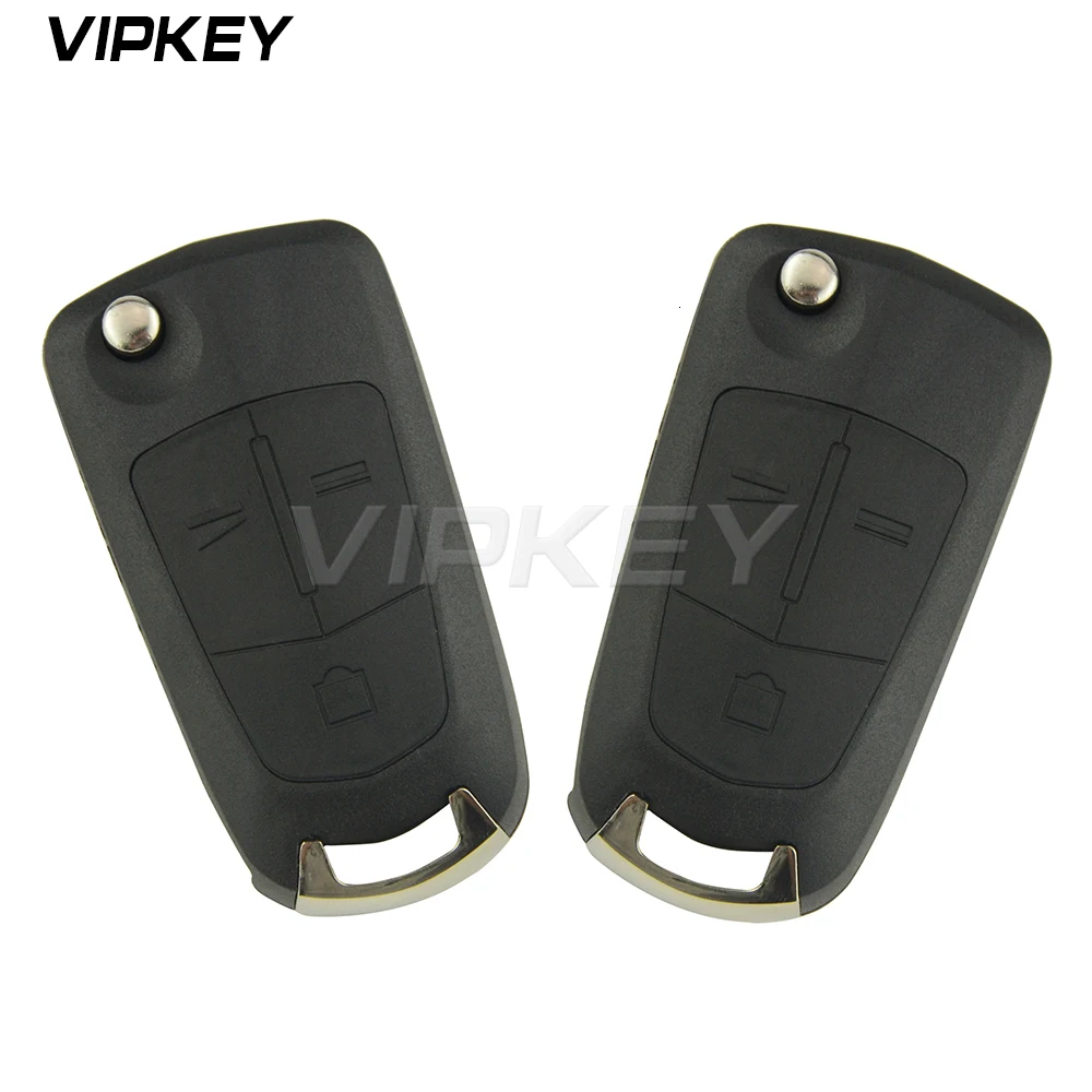 Remotekey 2 шт. 3 кнопки дистанционного ключа для Vauxhall Opel Corsa D Astra H Vectra C Zafira дистанционный ключ чехол 2005 2006 2007 2008 2009 корпус выкидного ключа