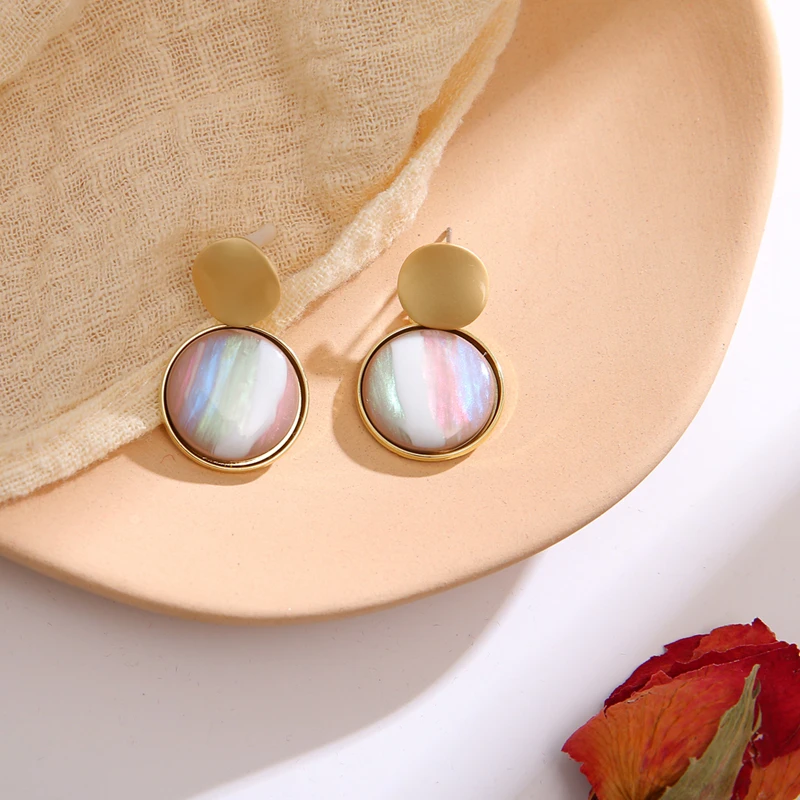 

DAXI boho Stud earrings for women gold geometric jewlery earring vintage dangle statement earings fashion jewelry 2020