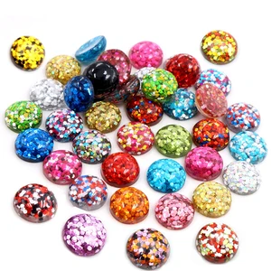 Новая мода 40 шт.лот 8 мм 10 мм 12 мм Разноцветные плоские задние Кабошоны Камея