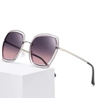 Солнцезащитные очки для женщин TR90 Сплав Модные солнцезащитные очки поляризованные UV400 линзы Роскошные женские винтажные дизайнерские очки для женщин 2204