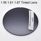 Солнцезащитные очки для чтения, с тонированными линзами по рецепту, с градиентными коричневыми, черными диоптриями 0-1,56 по рецепту, 1,61, 1,67