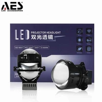 aes 3 a14 bi led projector lens 6000k led headlight car accessories car retrofit h8 h9 h11 hid led bulbs