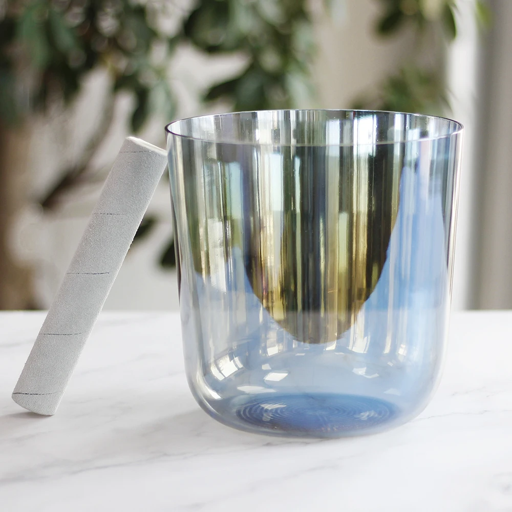 Покрытие из титана для музыкальной нотки около 7 25 &quotцвет поющей чаши со стразами