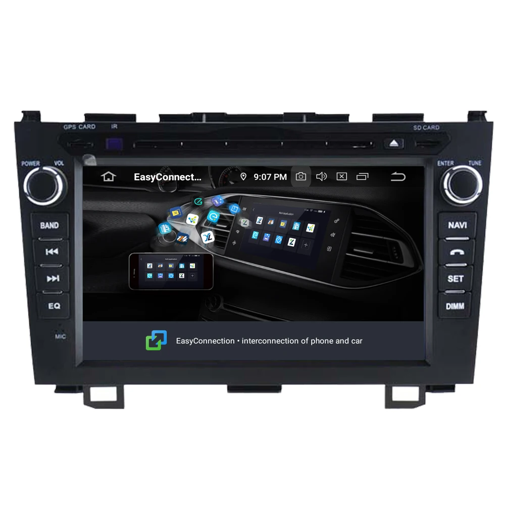 Автомобильная Мультимедийная система RoverOne для Honda CRV Android 10 0 радио стерео DVD GPS