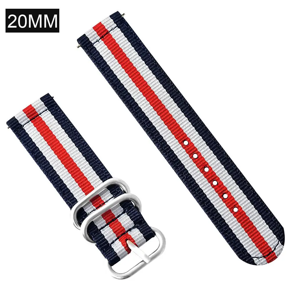 1 шт. 42 мм/47 мм универсальный цвет холст Версия ремешок для часы huami Amazfit GTR