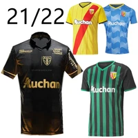 21 22 rc lens aldult kit soccer jerseys maillot de foot fofana ganago kakuta perez 2021 2022 kids kit rc lens football shirts