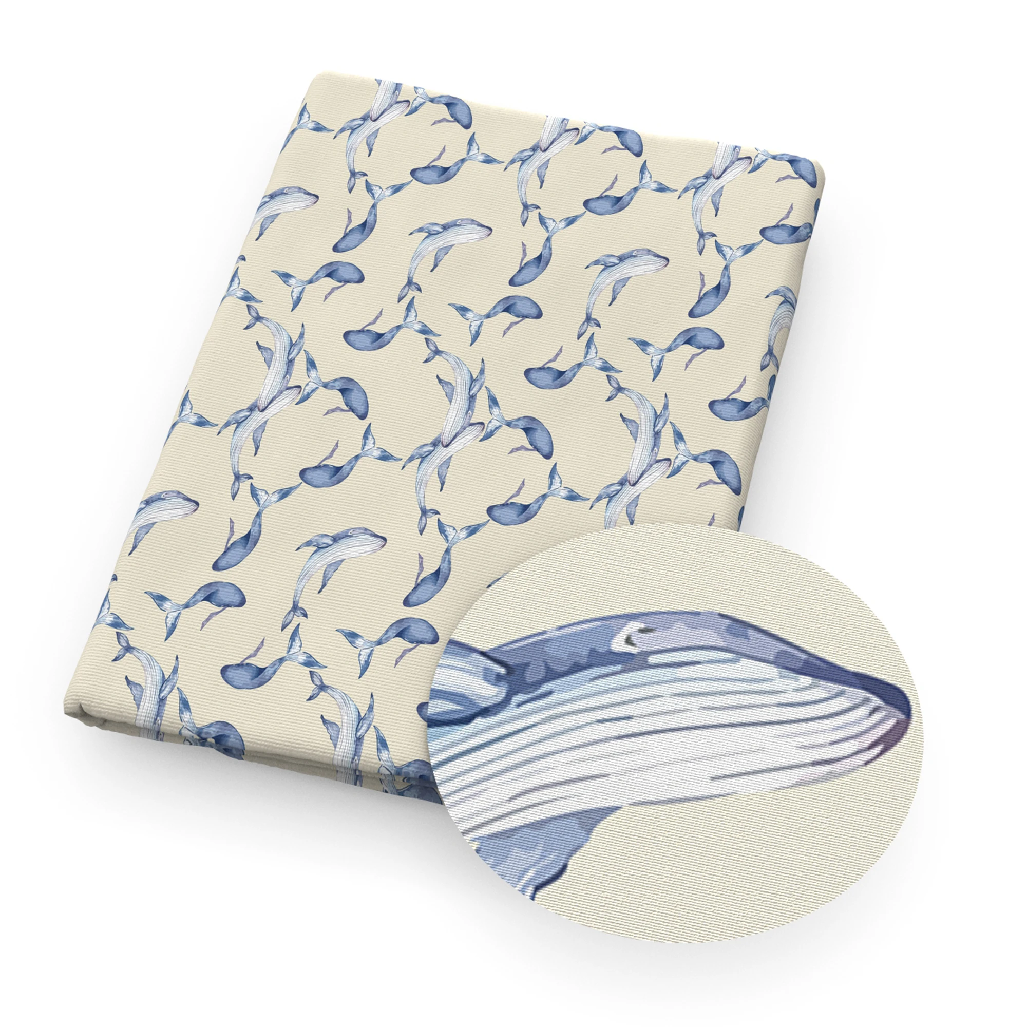 Сова собака птицы КИТ полиэстер хлопок/4 способ стрейч ткань лоскутное шитье