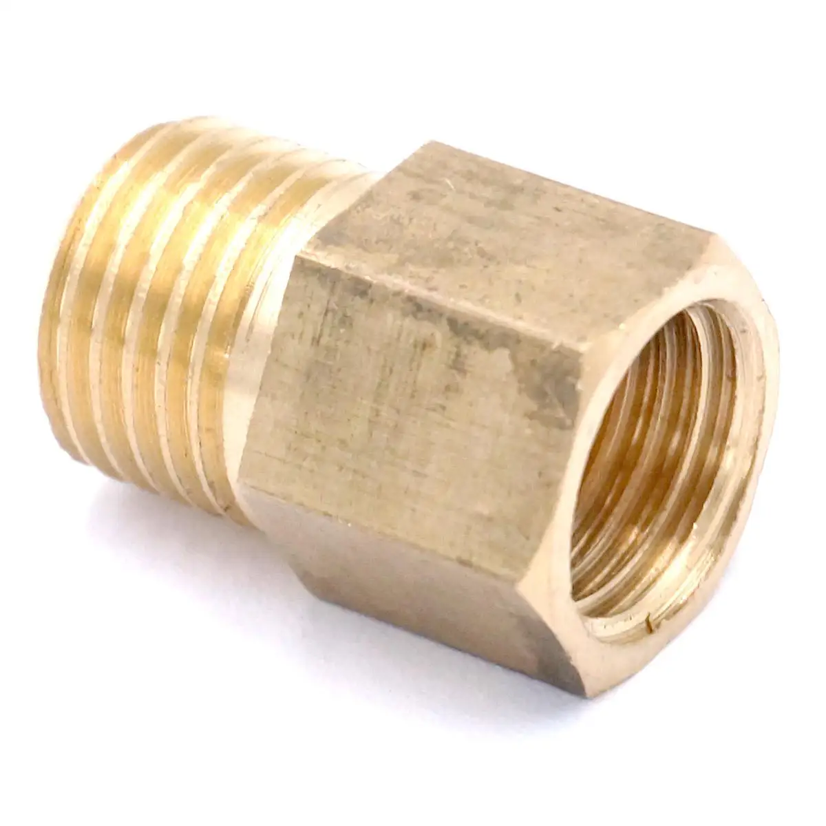 Латунный редуктор с шестигранной головкой m12x1 5 мм внутренней резьбой на наружную