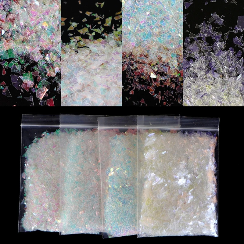 

Colorful Shell Sugar Paper Pieces Flashing Resin Decor Fiilers UV Epoxy Resin Mold Jewelry Fillings Jewelry Making 10g