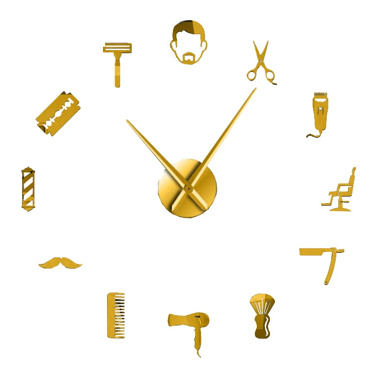 Настенные часы со скрытым пространством 3d наклейка сделай сам современные