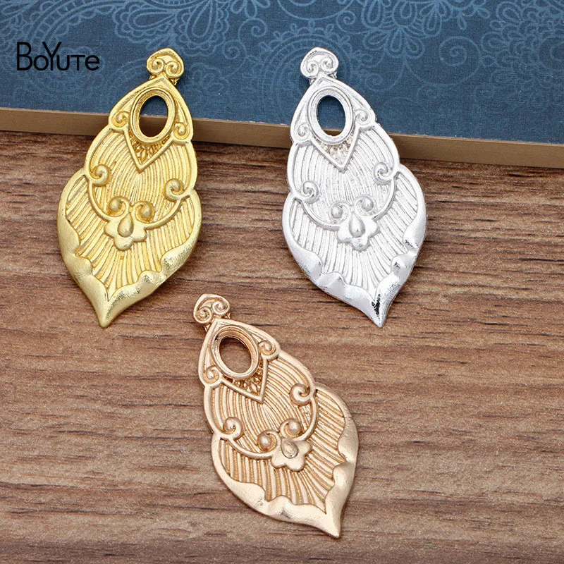 

Оптовая продажа с завода BoYuTe (20 шт./лот) 23*45,5 мм лист из металлического сплава материалы ручной работы «сделай сам» ювелирные аксессуары