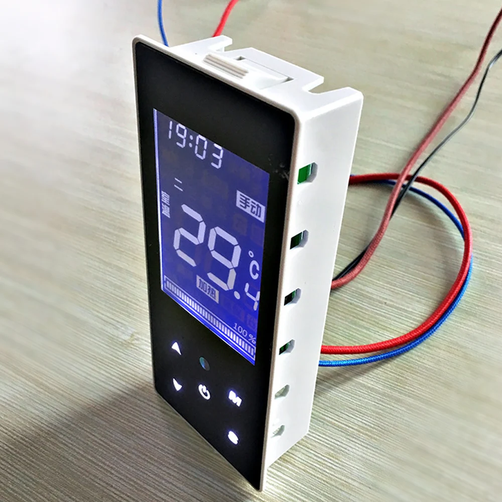 Цифровой комнатный термостат для газового котла проводной нагрева 3 А