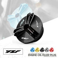 motorcycle engine oil drain plug sump nut cup cover filler cap for yamaha yzf r1 r3 r25 r6 yzf r1 yzfr3 yzf r6 1998 2020