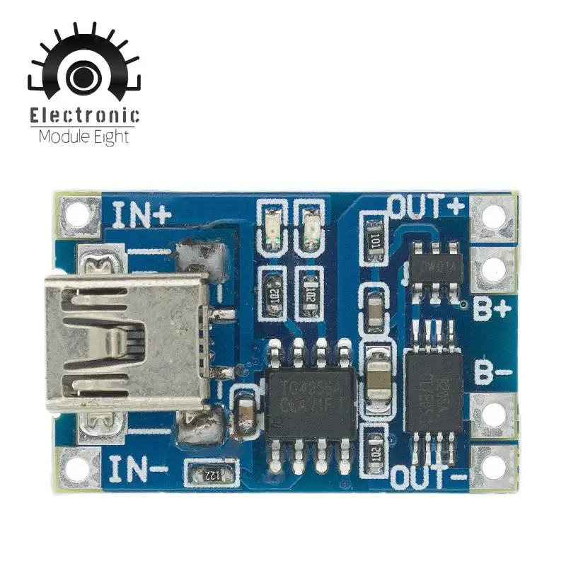 TP4056 + Двойная функция защиты 5 в 1 а Micro USB 18650 литиевая батарея зарядная плата