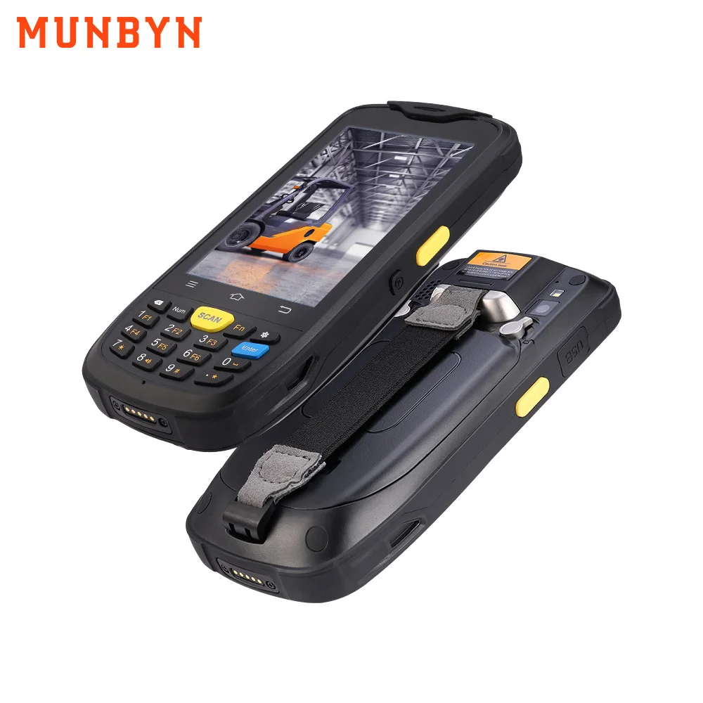 MUNBYN Android pos терминал водонепроницаемый промышленный PDA 1D 2D сканер штрих кода с 4G WiFi