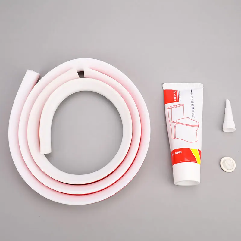 

Custom Self-adhesive Bathroom Water Stop Strip Floor Water Retaining Bar Sills