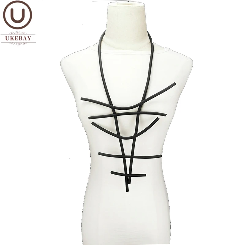 UKEBAY Новое геометрическое ожерелье с кулоном женские силиконовые ювелирные