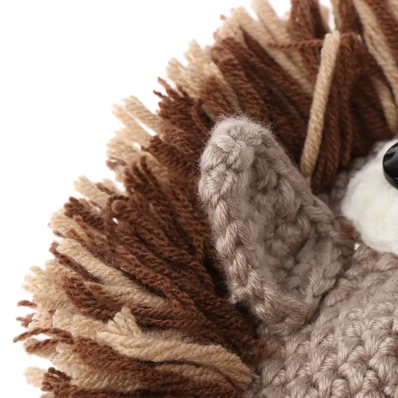 

Animal Camera Buddies Lens Accessory for Child/Kid/Pet Photography Knitted Lion Octopus Teaser Toy Lens Posing Photo Props