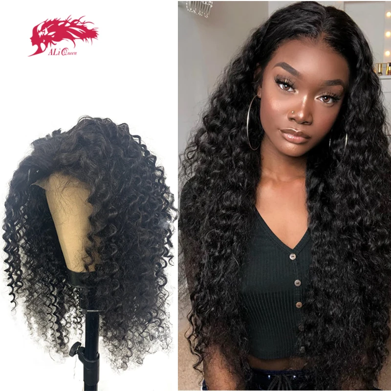 

Deep Wave 4x4/5x5 Lace Closure Wig Lace Frontal Wig 150%/180%/250% Density Brazilian Remy Human Hair Wigs