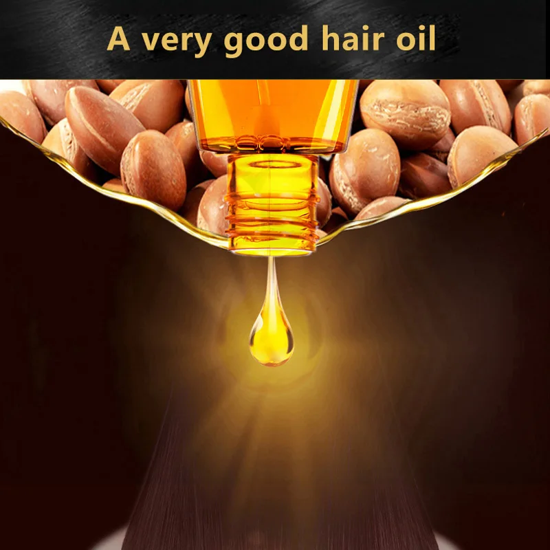 WXE натуральное масло из Марокко увлажняющие поврежденные волосы и сухое