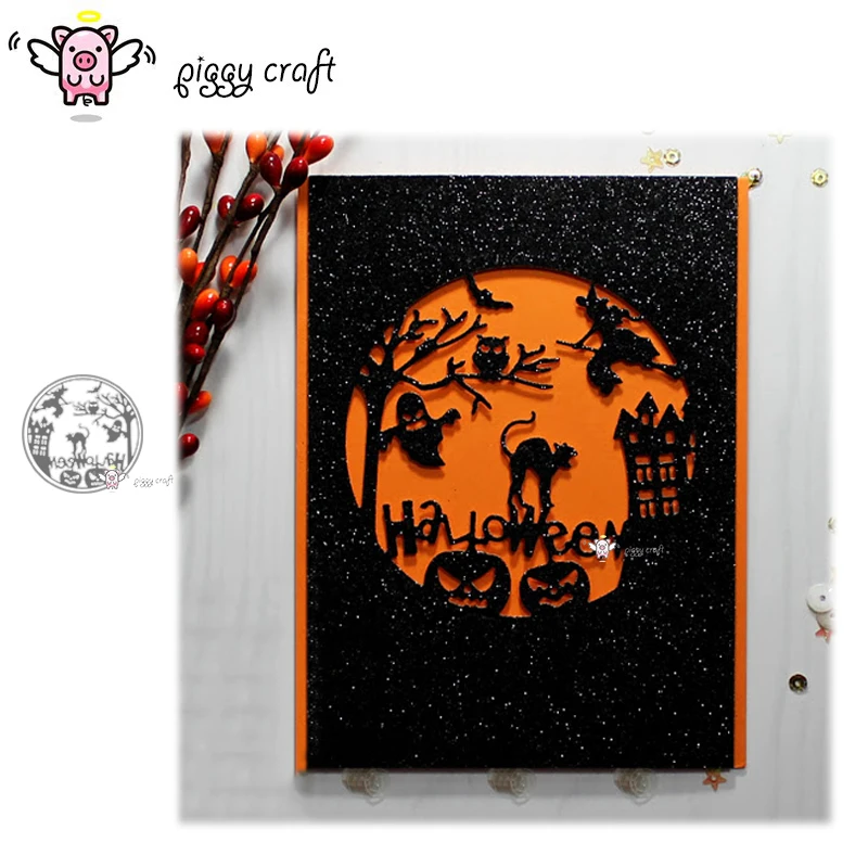 

Технические металлические Вырубные штампы, форма для вырезания, 2 шт., круги для Хэллоуина, скрапбукинга, бумаги, рукоделия, ножа, форма, лезвие, перфоратор, трафареты, штампы