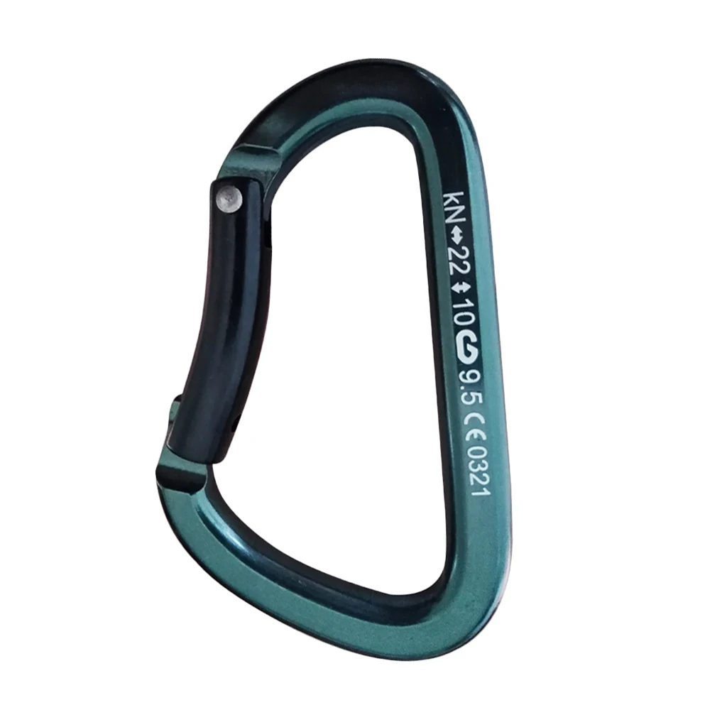 

22KN Heavy Duty Aluminum Outdoor Climbing Rappelling Carabiner