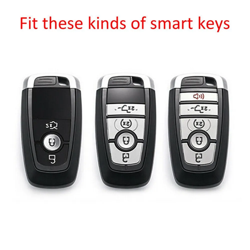 

Accessories Key Fob Carbon Fiber For Ford Fusion Explorer Mondeo Silica Gel Useful New Practical Durable