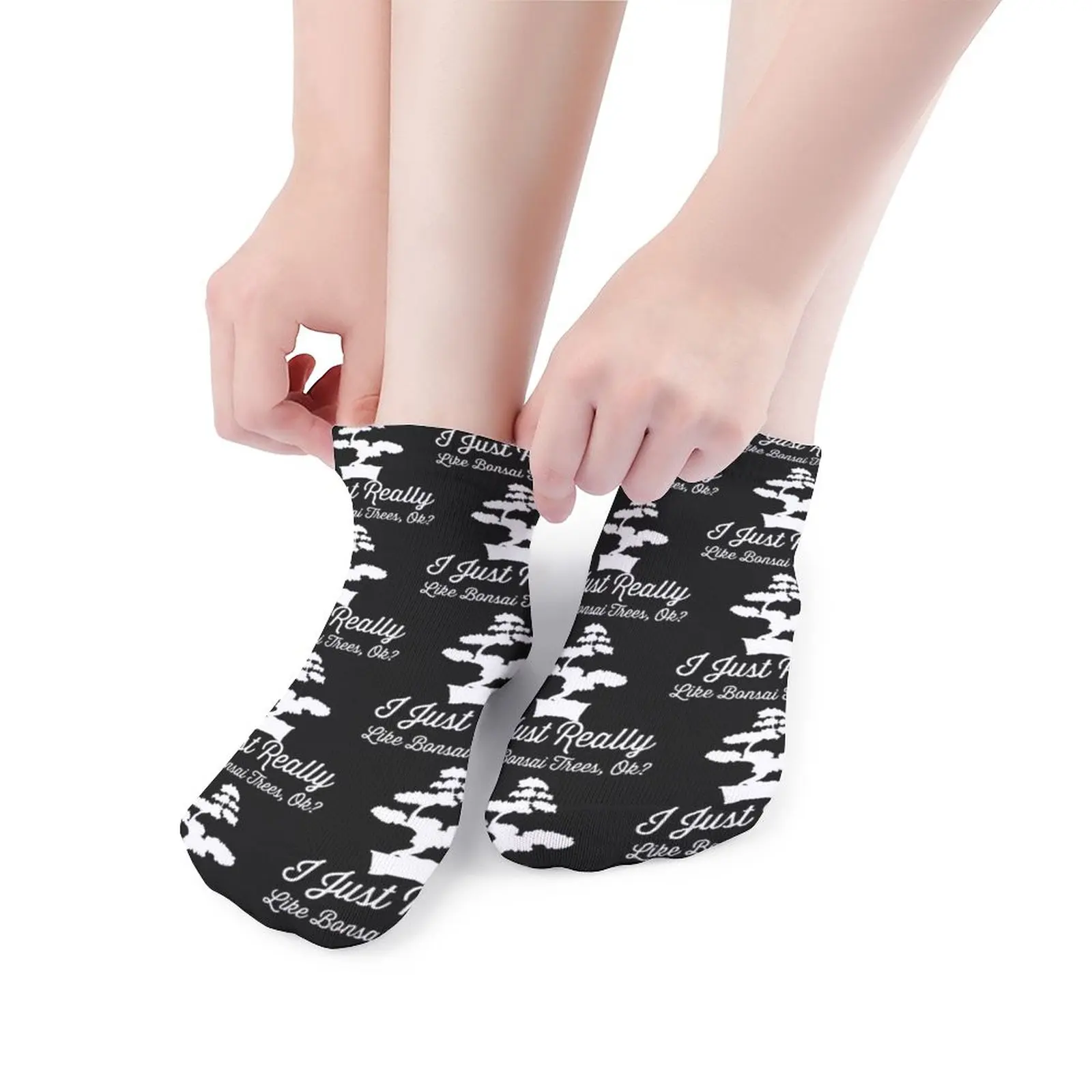 

Bonsai Tree Socks Male School Socks No Slip Pictures Large Chemical Fiber Funny Socks