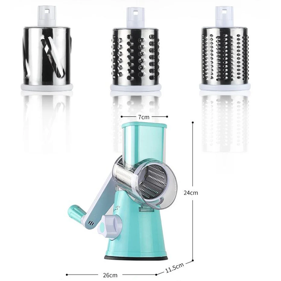 Khgdnor ручной для овощей набор Терок рукопожатие спиральный измельчитель