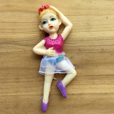 Мультяшный персонаж 3d магниты на холодильник наклейки Мона Лиза девушка