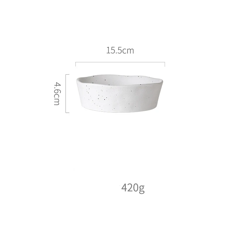 pudding bowl KINGLANG нордическая белая матовая отделка керамические тарелки обеденная чаша оптом - Цвет: pudding bowl