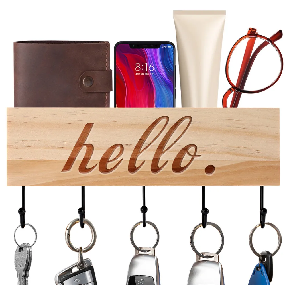 

Уникальный текст, флэш-надпись гравировка на дереве, скандинавский Модный Железный деревянный настенный Декор, крючки для хранения, стойка ...