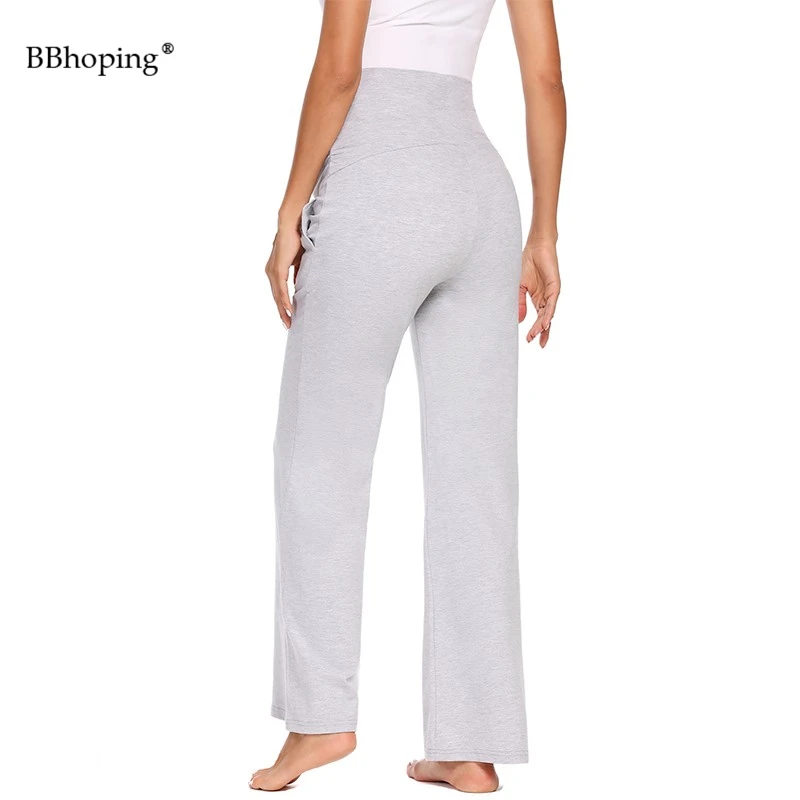 Женские брюки для беременных широкие/прямые штаны отдыха Брюки тренировочные