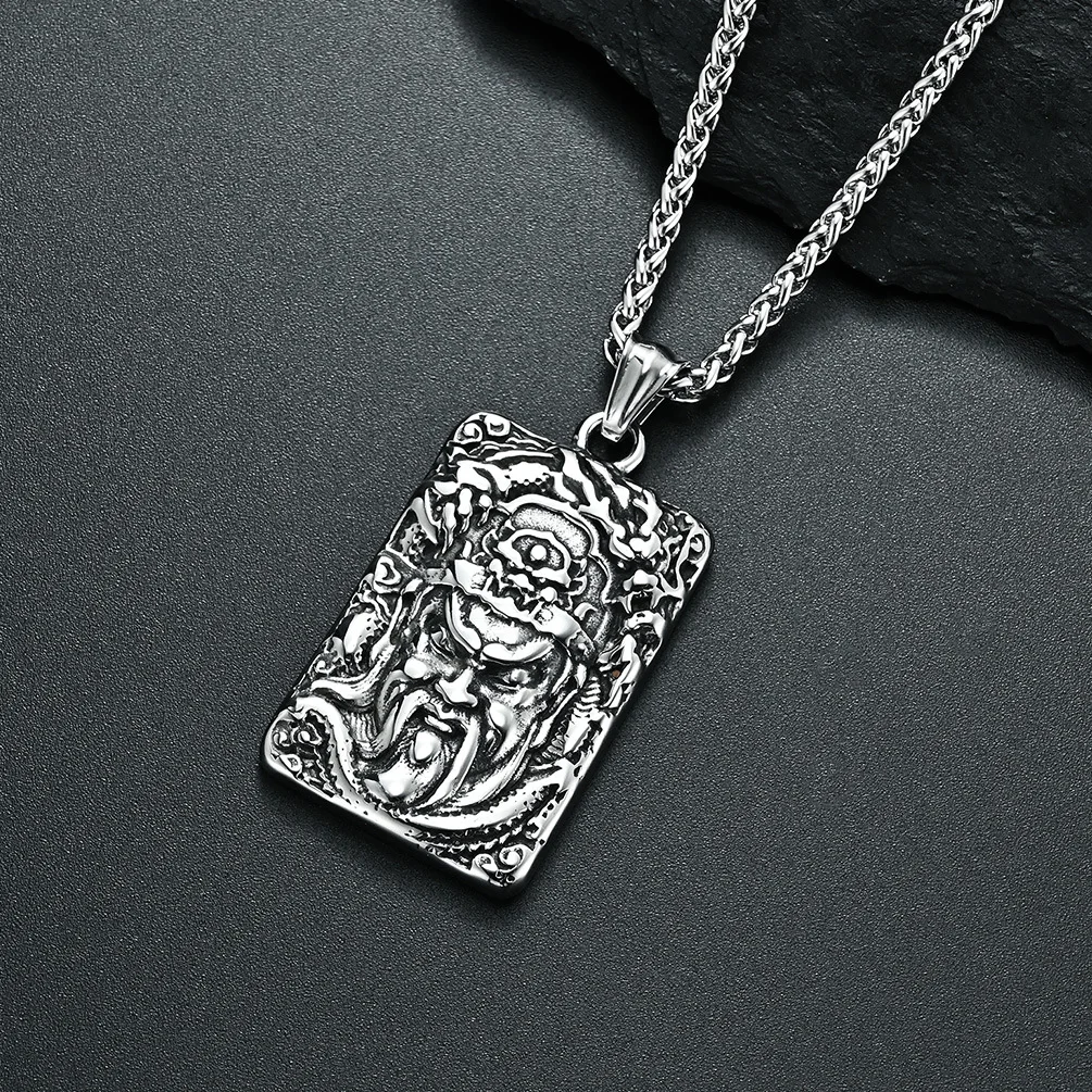 

Retro titanium steel old Guan Yunchang domineering men's Pendant, righteous Guan Yuguan second master Pendant